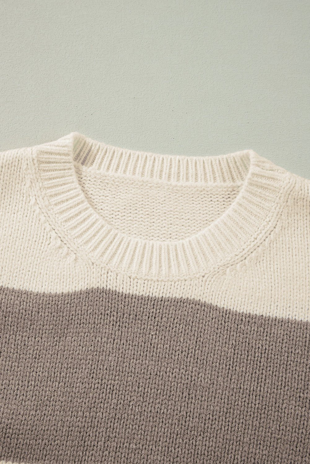 Livia Colorblock Loose Pullover Sweater - Rustic Avenue