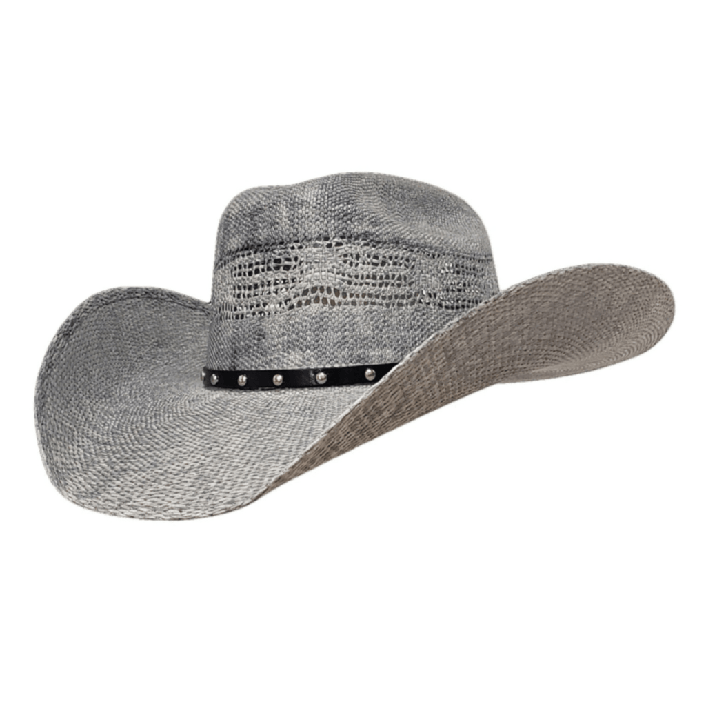 CHEYENNE GRAY BANGORA STRAW 218 - Rustic Avenue
