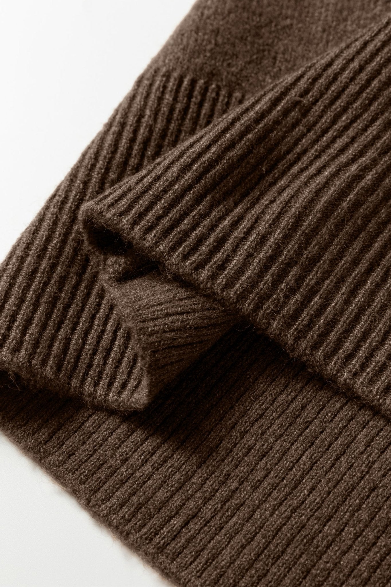 Renata Ribbed Edge Knit Sweater - Rustic Avenue