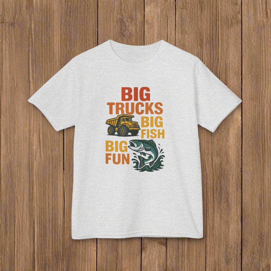 Big Trucks Big Fish Kids Tee