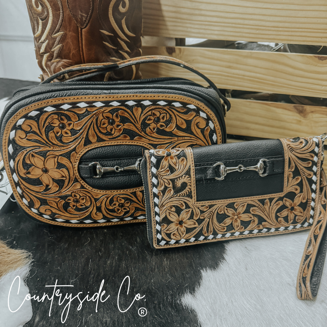 Bridle Belle Tooled Leather Wallet