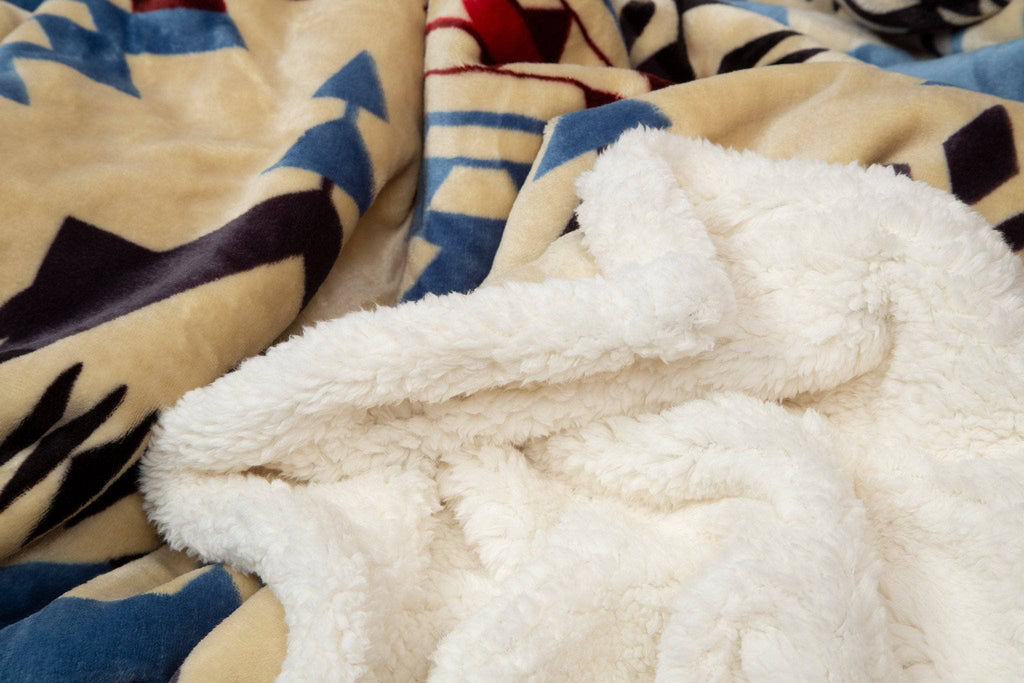 Blue River Plush Throw - Rustic Avenue