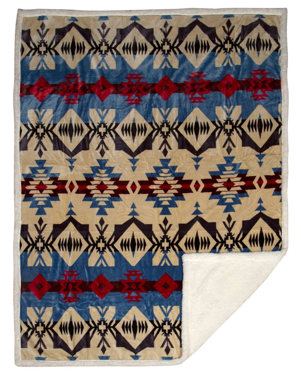 Blue River Plush Throw - Rustic Avenue
