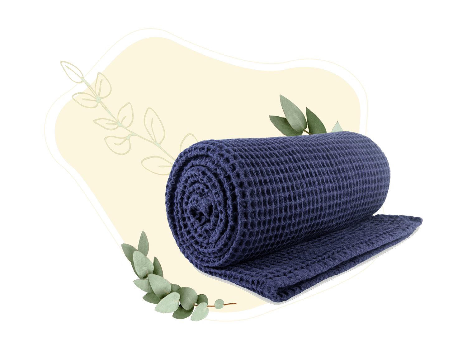 Waffle Weave Throw - Rustic Avenue