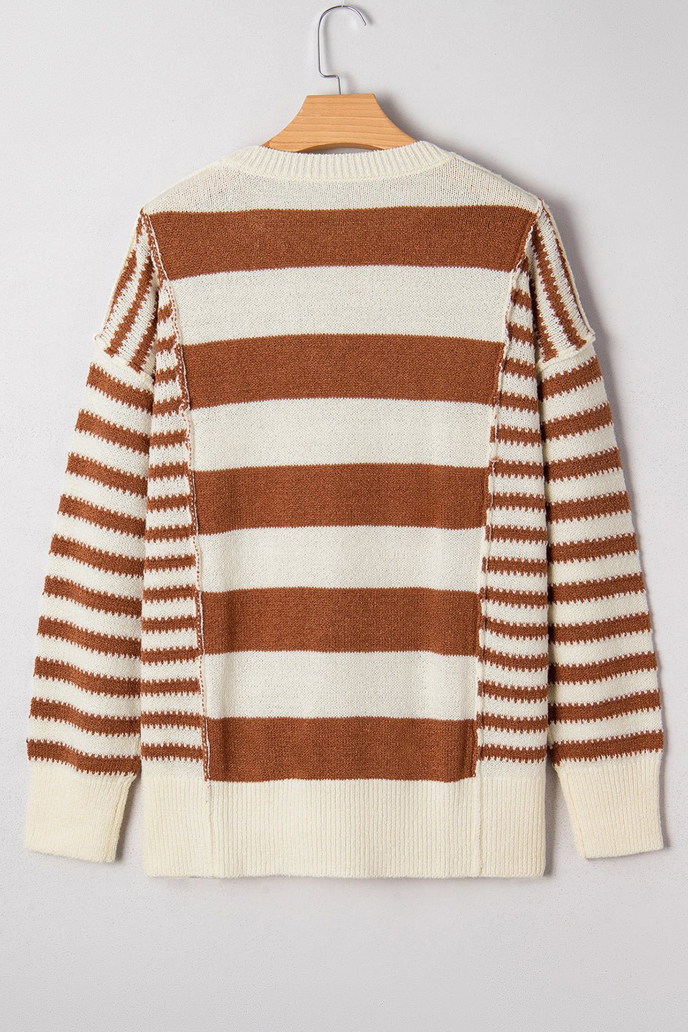 Sadie Sleeve Patchwork Baggy Sweater - Rustic Avenue