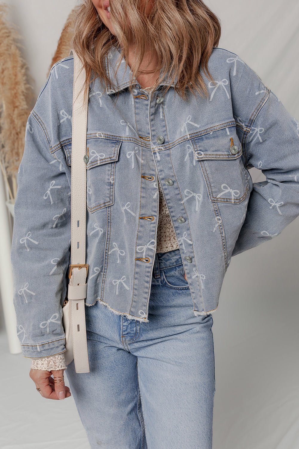 Amelia Wash Raw Hem Jacket - Rustic Avenue