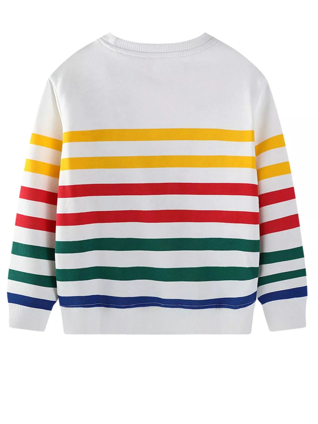 Children's Dump Truck Striped Sweatshirt