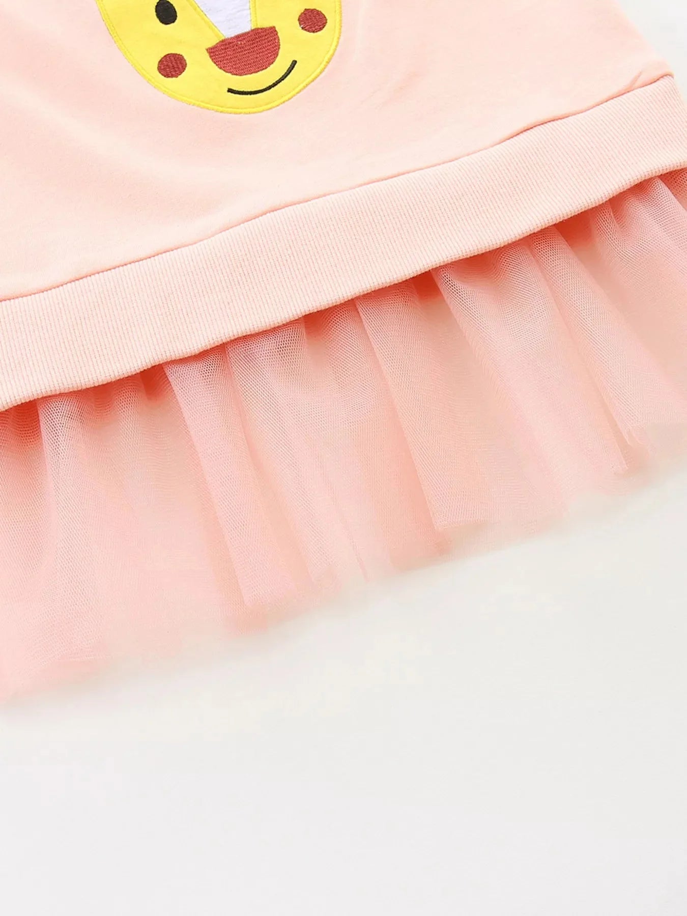 Children's Reindeer Applique Sweatshirt With Built-in Tutu