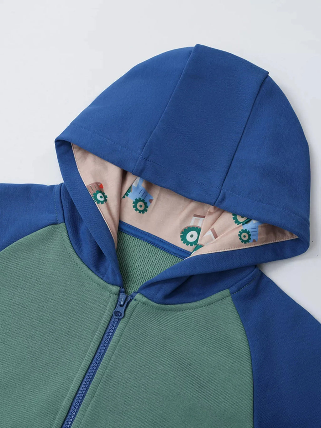 Children's Tractor Zip-Up Hoodie