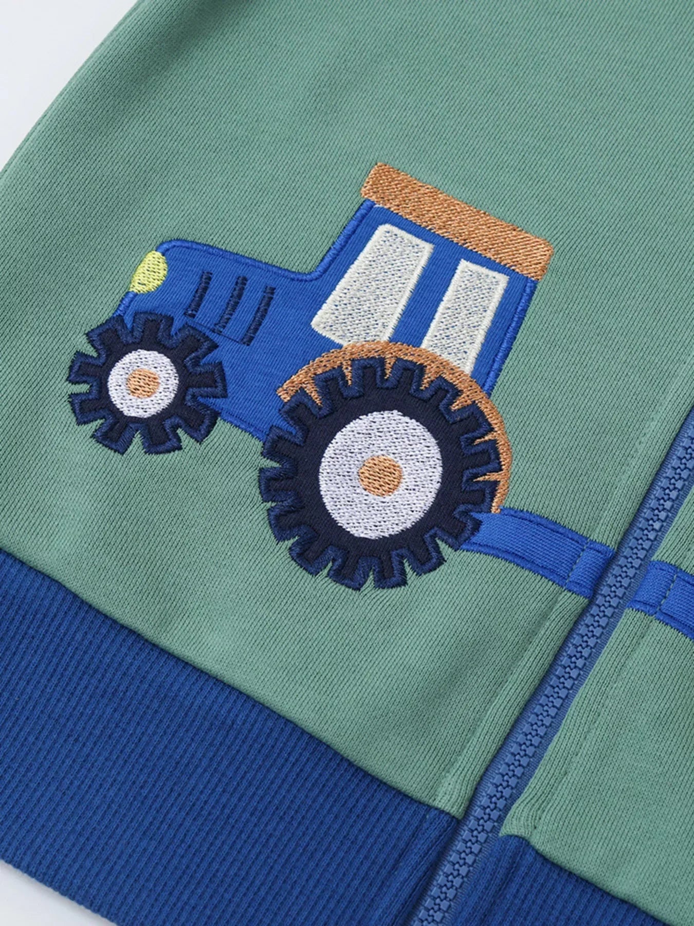 Children's Tractor Zip-Up Hoodie