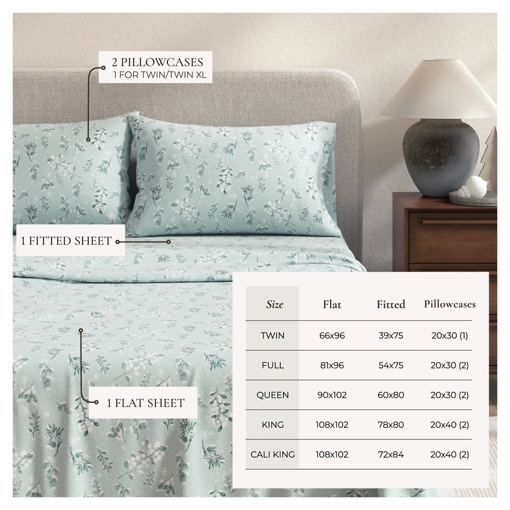 Turkish Cotton Flannel Sheet - Belle Collection - Rustic Avenue