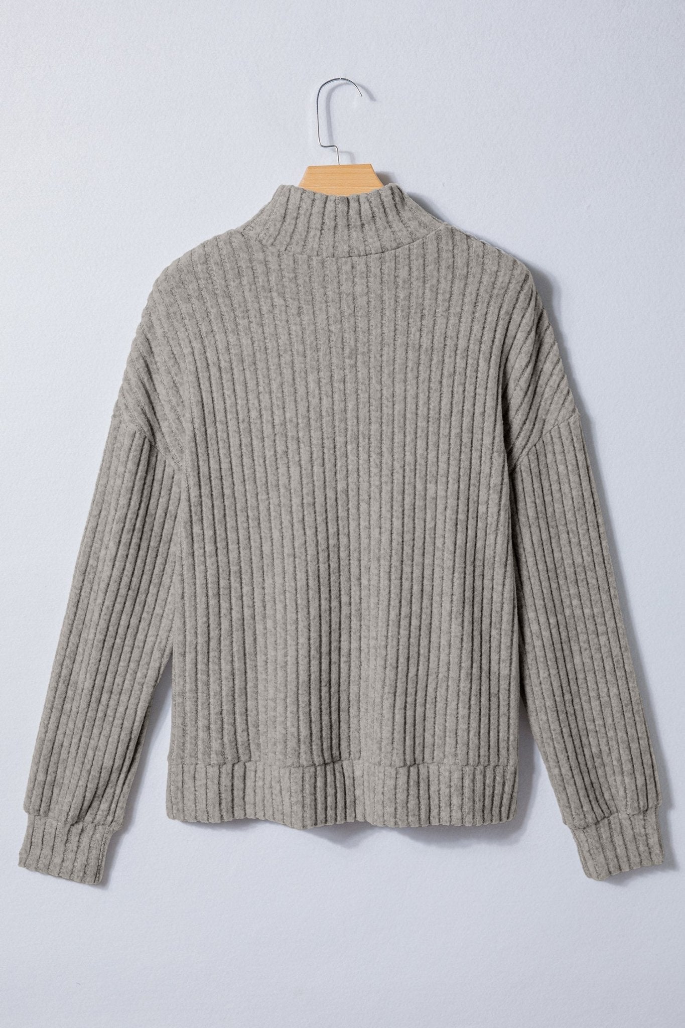Amira High Knitted Pullover Top - Rustic Avenue