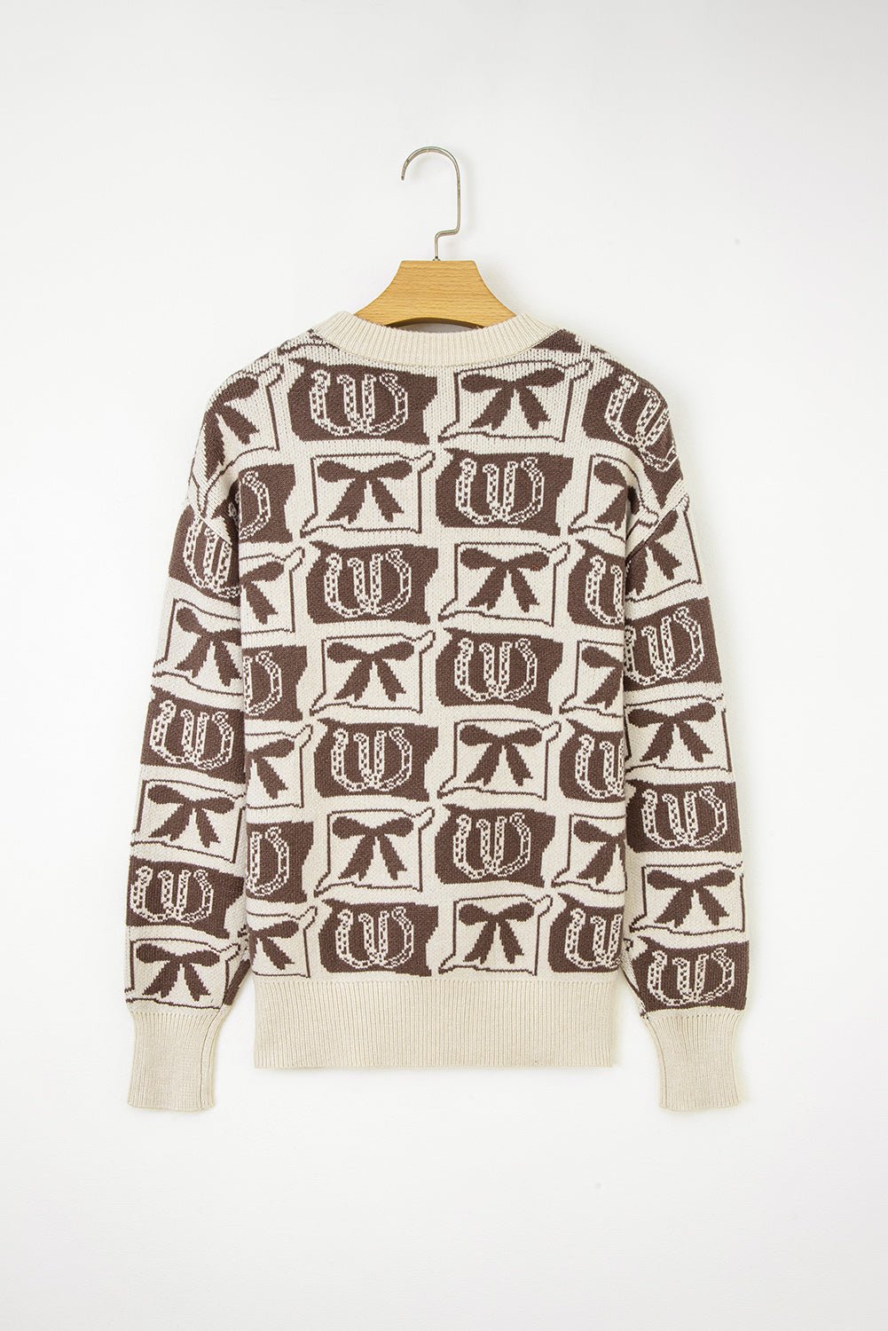 Sofia Western Fashion Print Sweater - Rustic Avenue