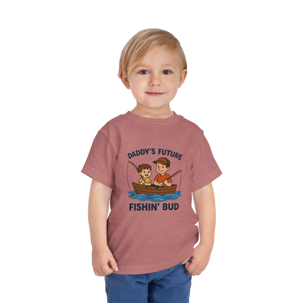 Daddy's Little Fishing Bud Tee for Toddlers