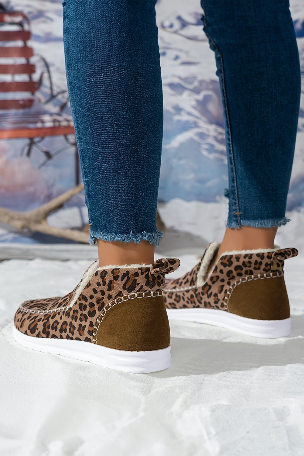 Sofia Flat Winter Fur Boots - Rustic Avenue