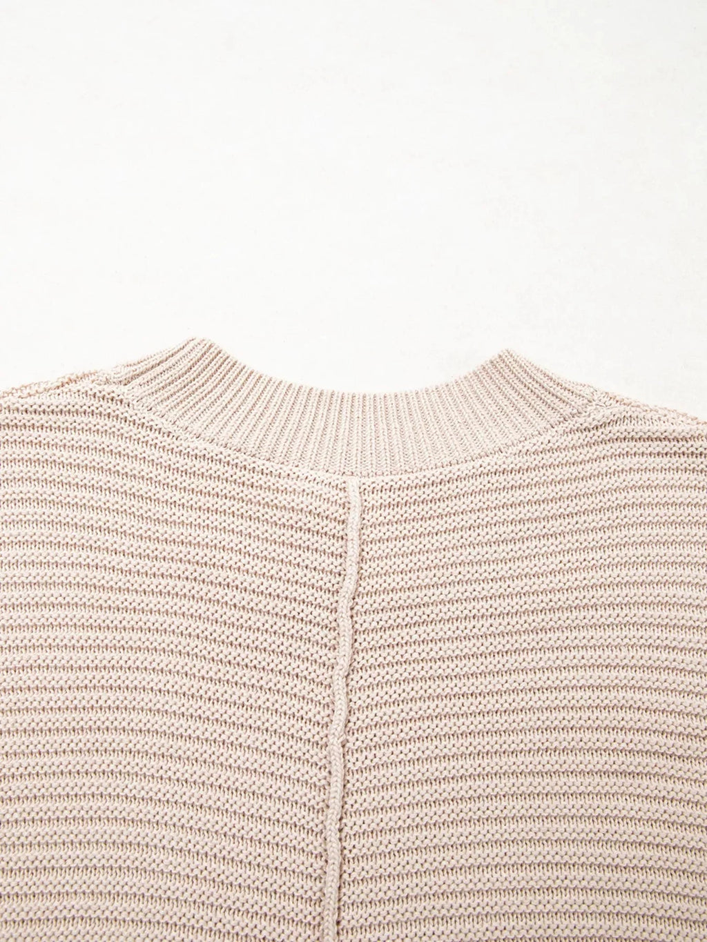 Delaney Texture Knitted Dropped Shoulder Sweater