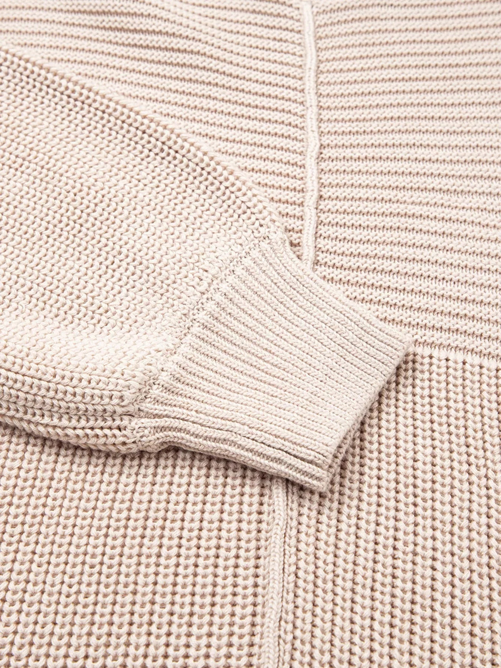 Delaney Texture Knitted Dropped Shoulder Sweater
