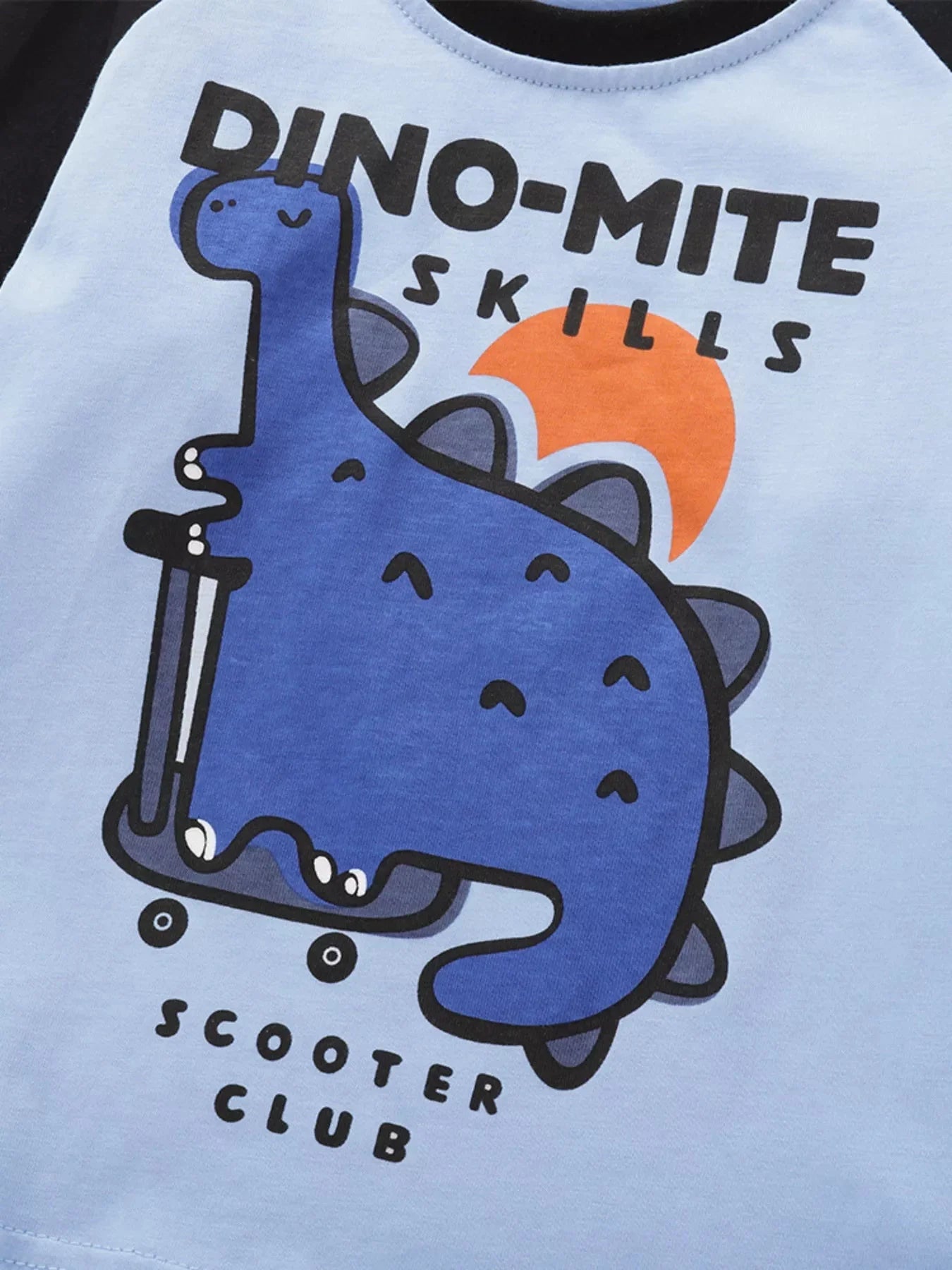 Dinosaur Scooter Top and Pants Set