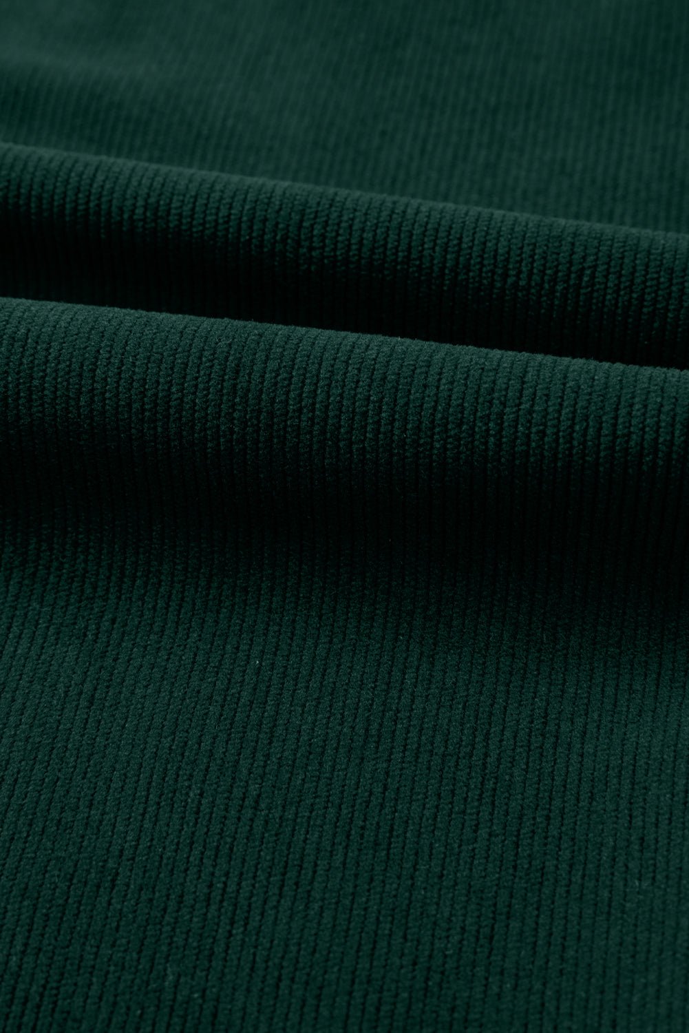 Evergreen Corduroy V Neck Patched Pocket Sleeveless Jumpsuit