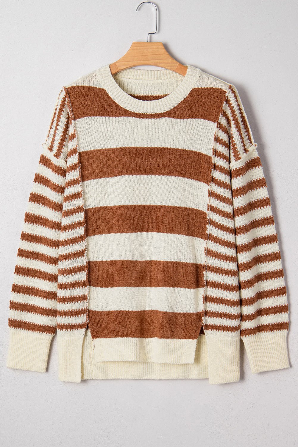 Sadie Sleeve Patchwork Baggy Sweater - Rustic Avenue
