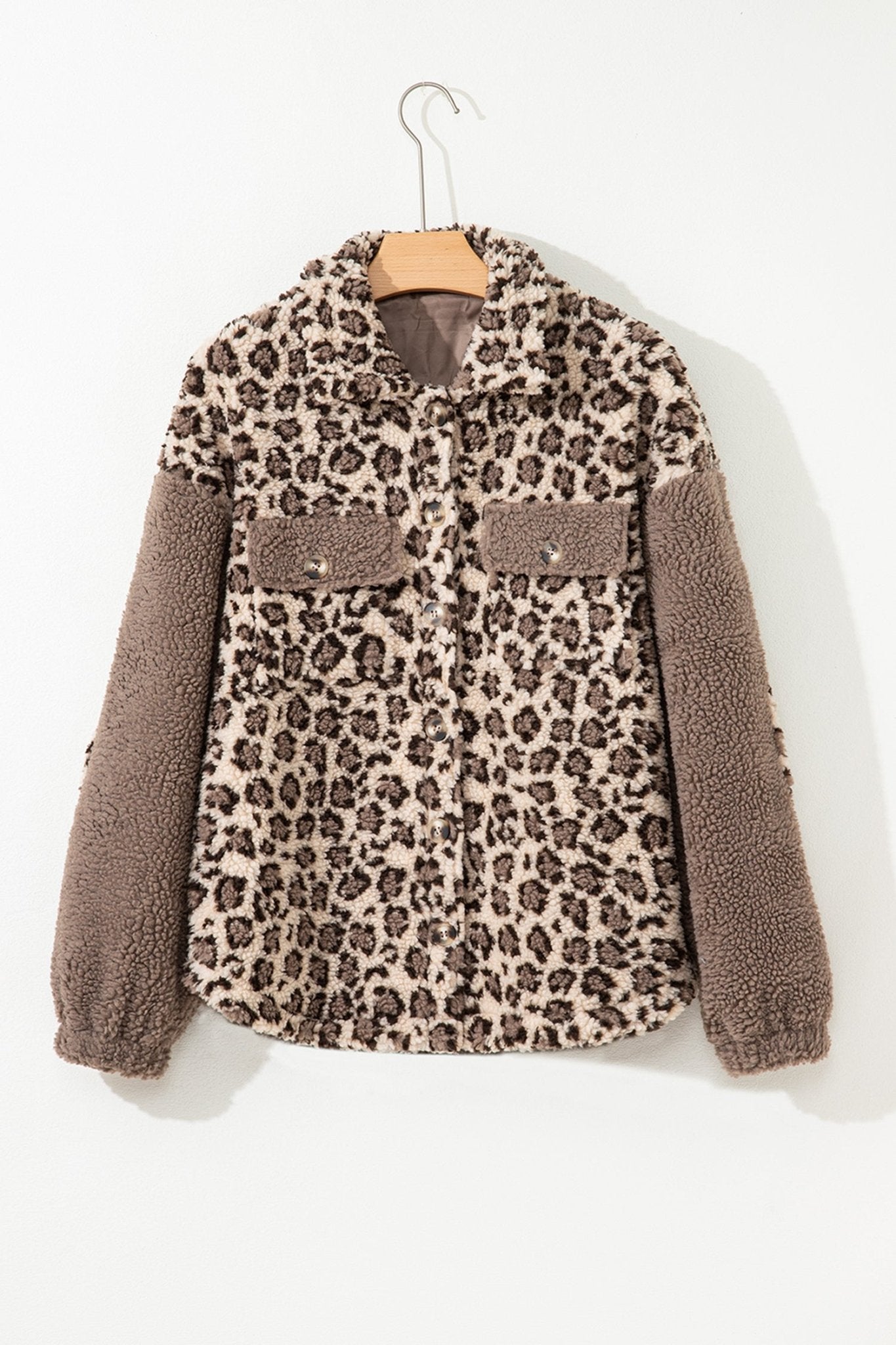 Alianna Flap Collared Up Jacket - Rustic Avenue