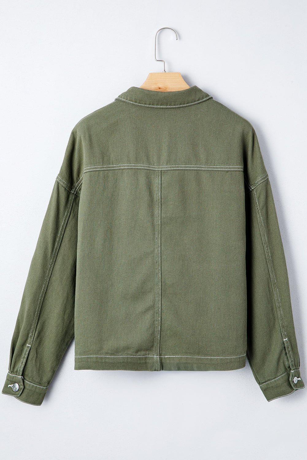 Isabella Collared Front Boyfriend Jacket - Rustic Avenue