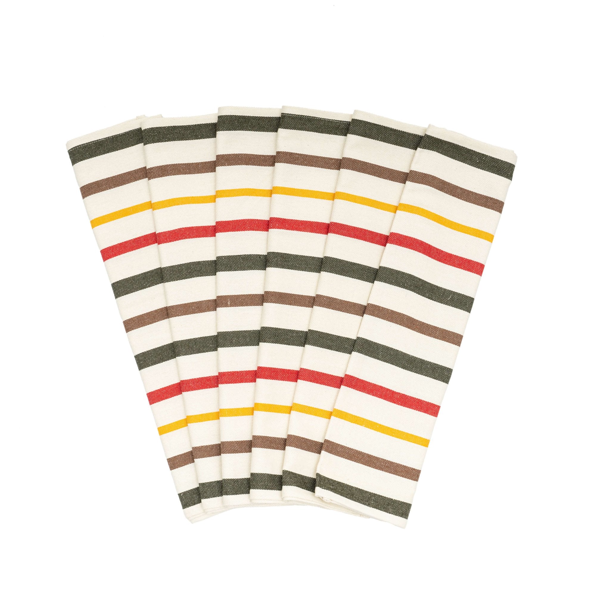 Striped Kitchen Towels - Rustic Avenue