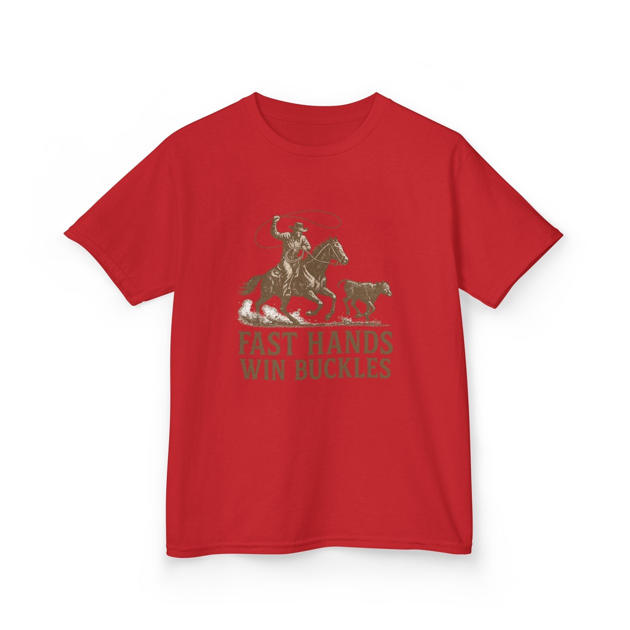 Fast Hands Win Buckles Kids Tee