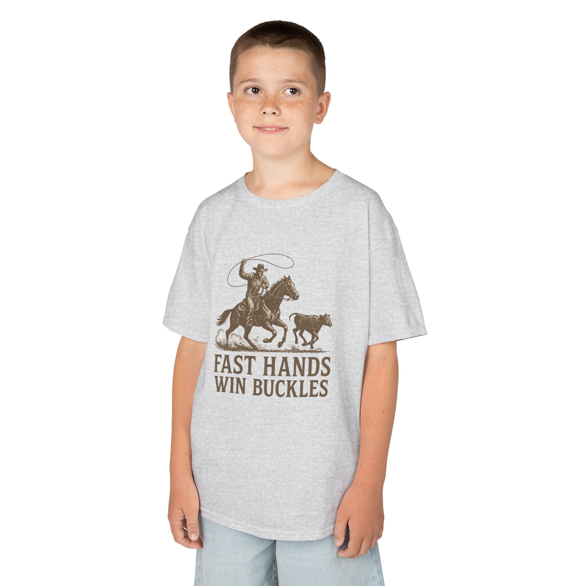 Fast Hands Win Buckles Kids Tee