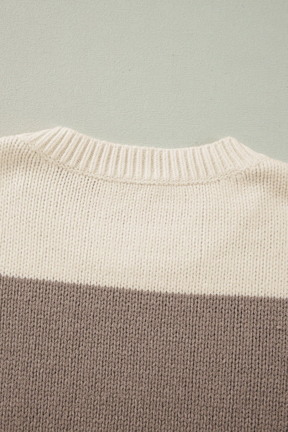 Livia Colorblock Loose Pullover Sweater - Rustic Avenue