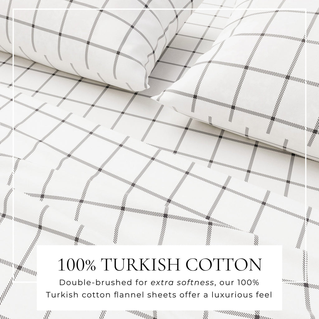 Turkish Cotton Flannel Sheet - Belle Collection - Rustic Avenue