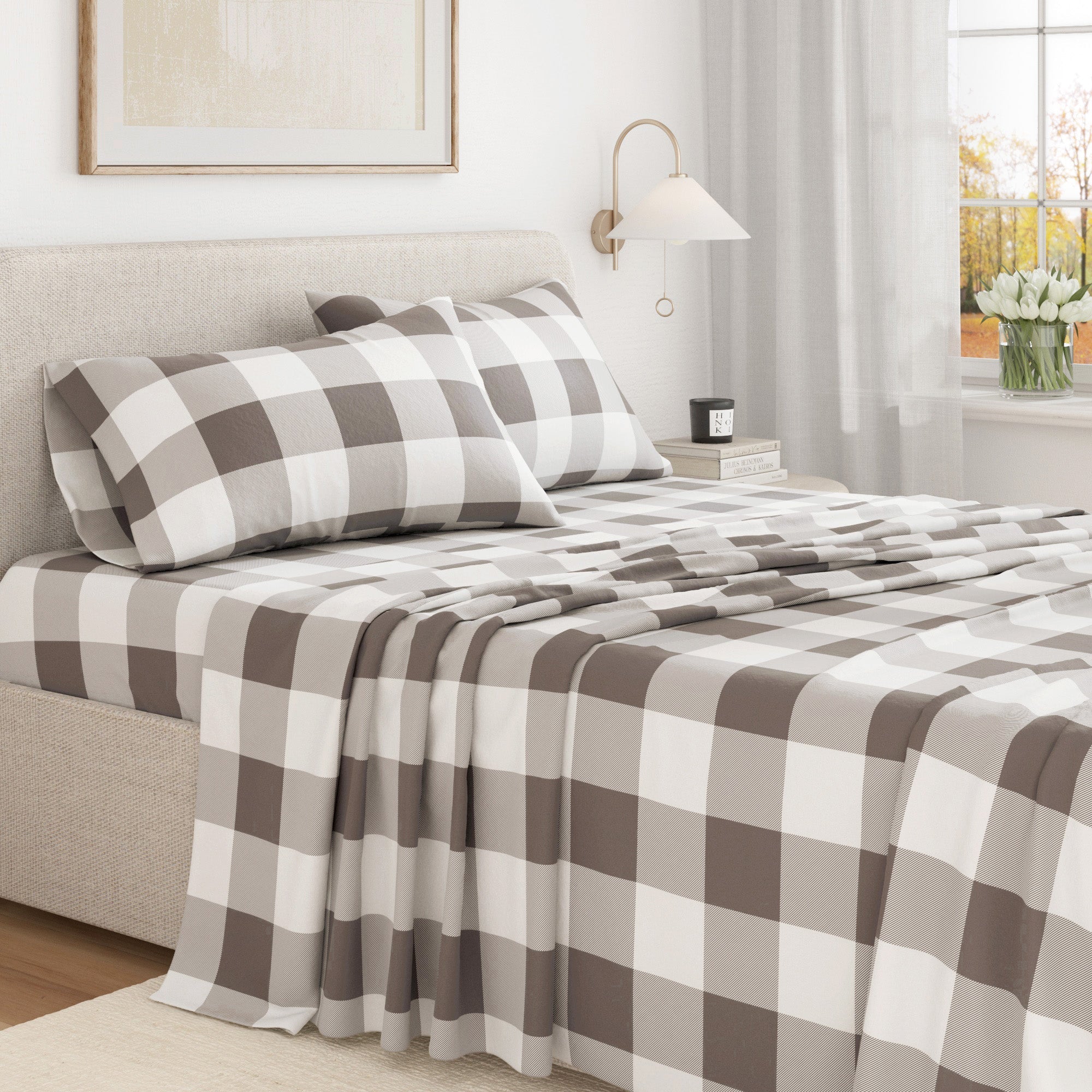 Turkish Cotton Flannel Sheet - Belle Collection - Rustic Avenue
