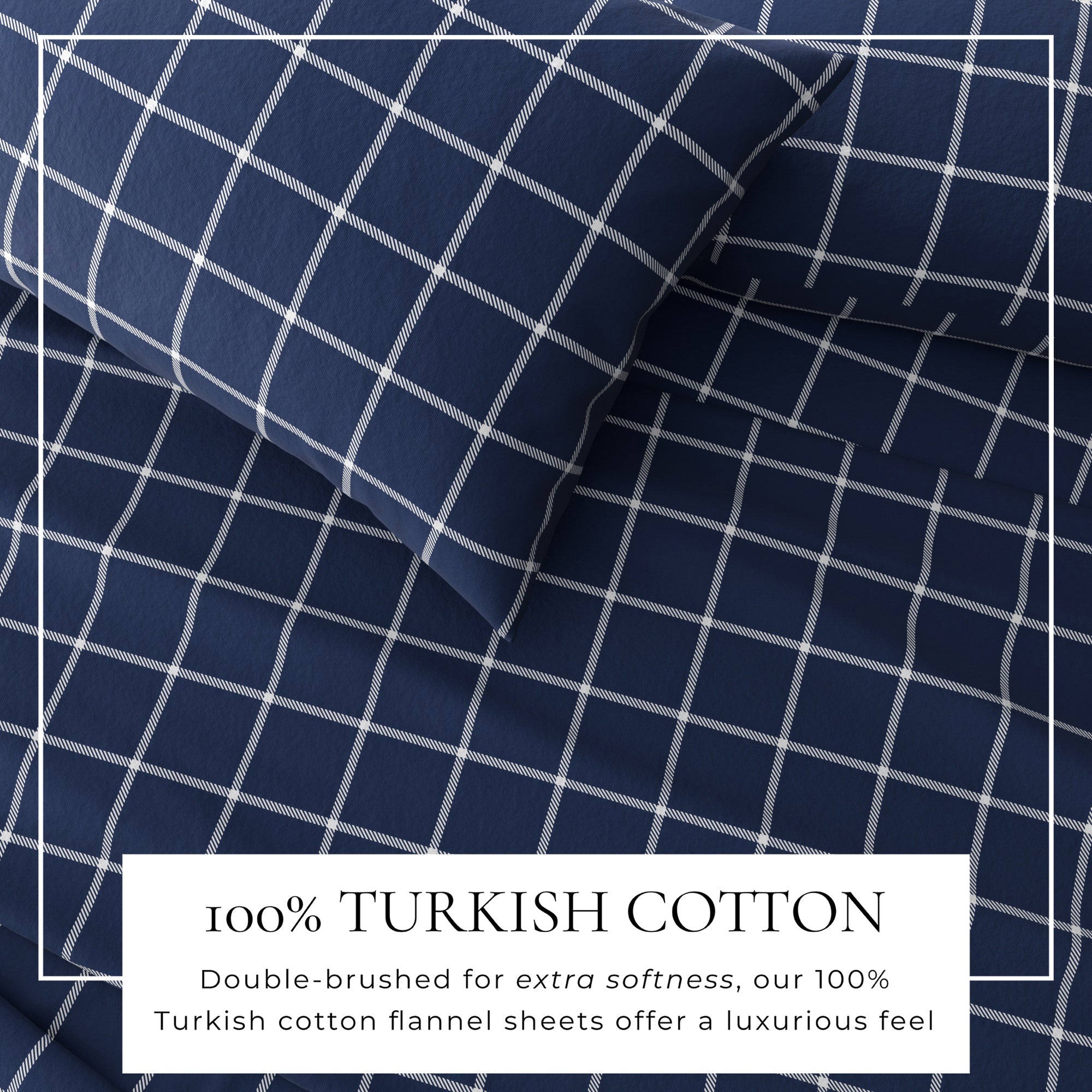 Turkish Cotton Flannel Sheet - Belle Collection - Rustic Avenue
