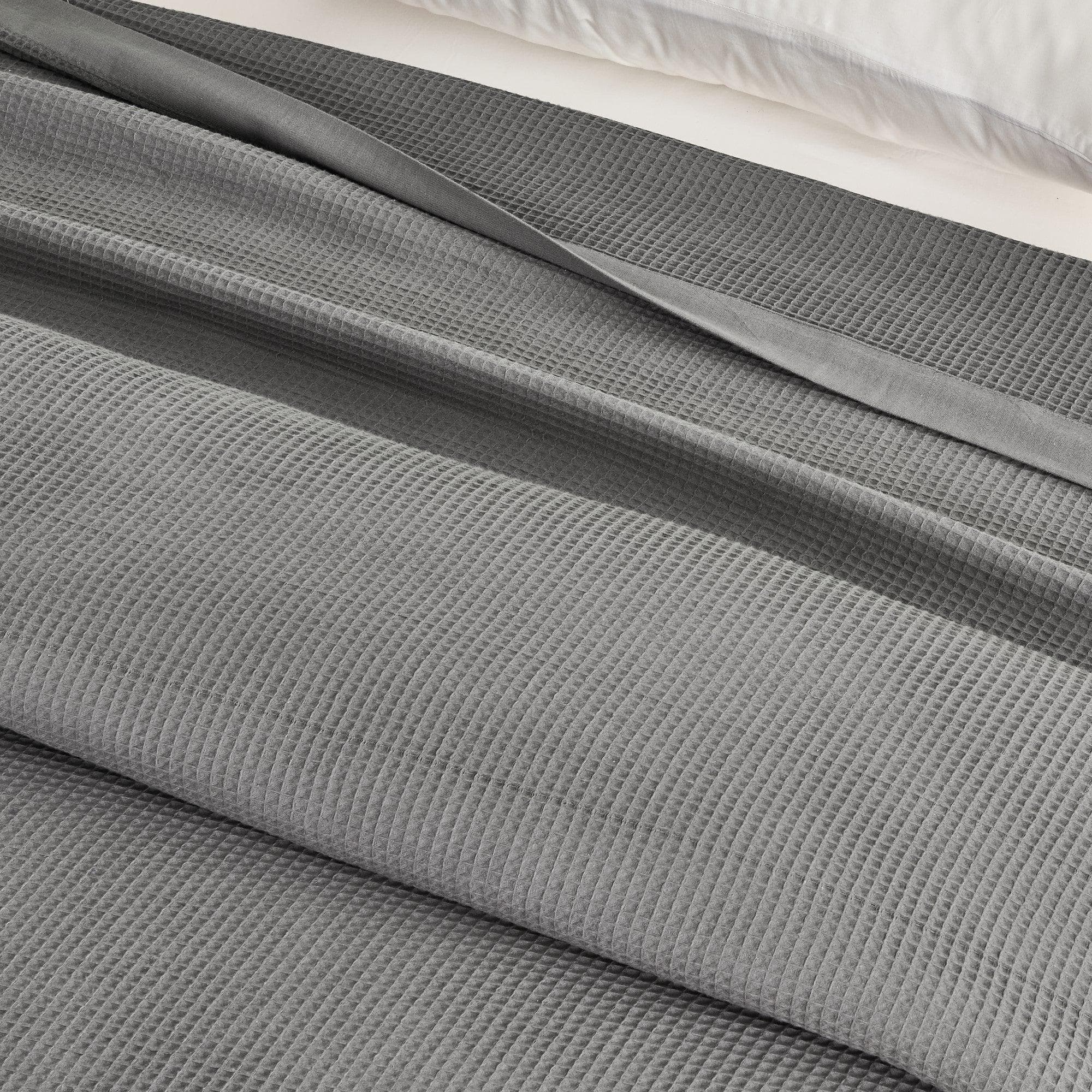 100% Cotton Small Waffle Weave Blanket - Hazel Collection - Rustic Avenue