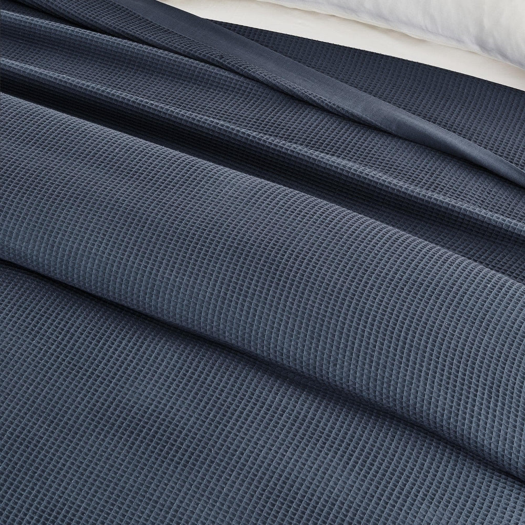 100% Cotton Small Waffle Weave Blanket - Hazel Collection - Rustic Avenue