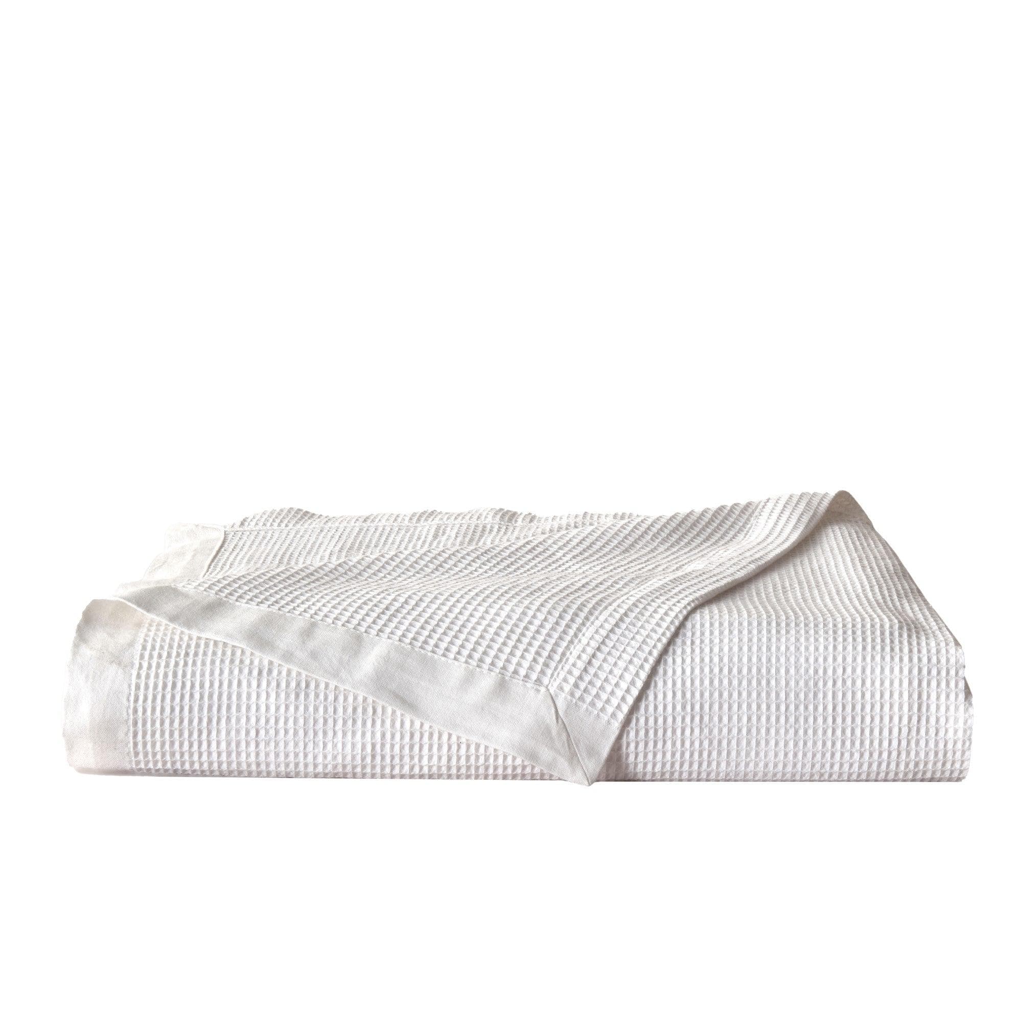 100% Cotton Small Waffle Weave Blanket - Hazel Collection - Rustic Avenue