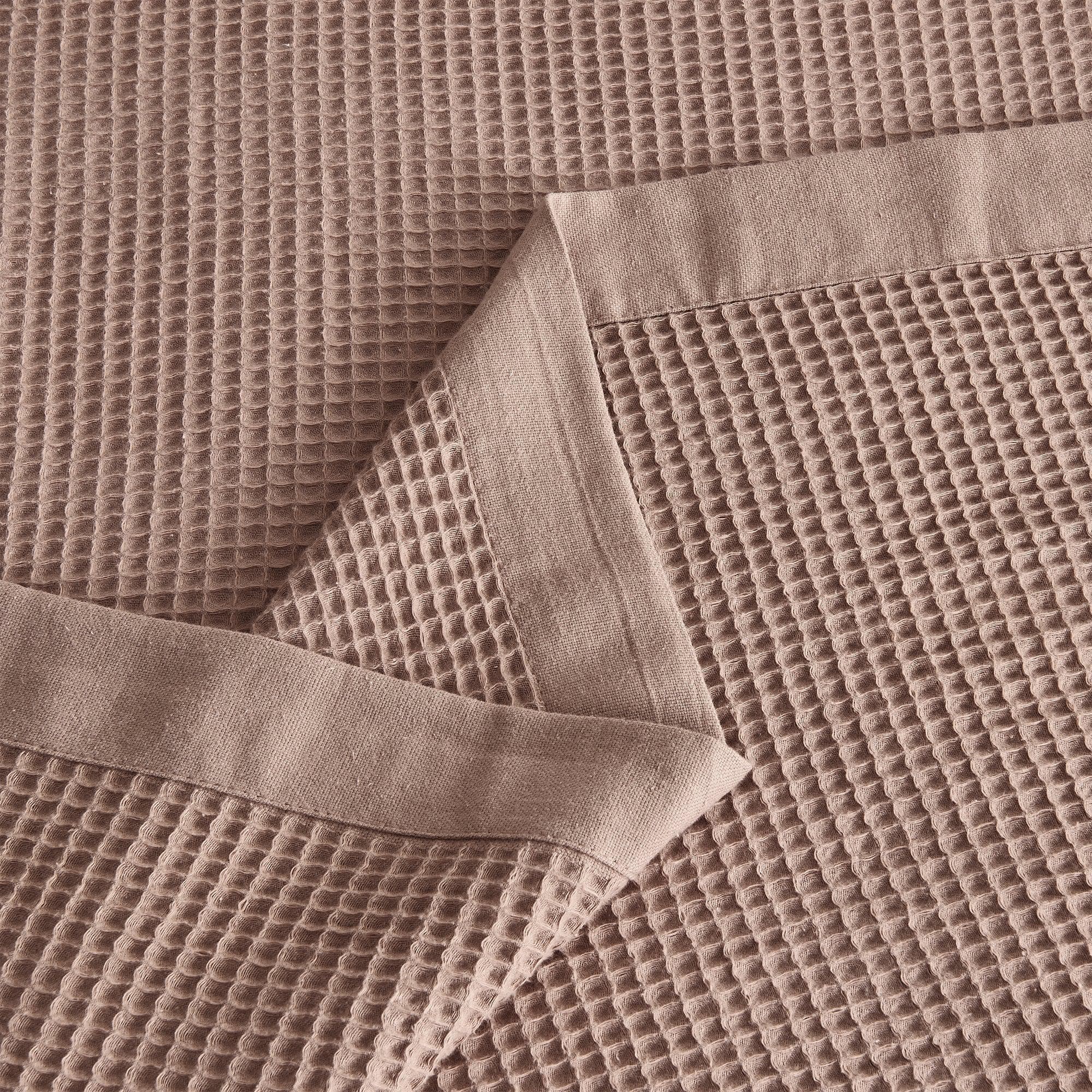 100% Cotton Small Waffle Weave Blanket - Hazel Collection - Rustic Avenue