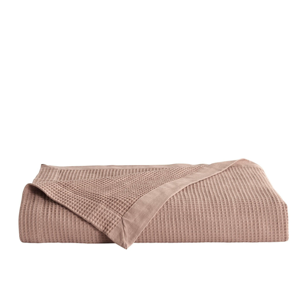 100% Cotton Small Waffle Weave Blanket - Hazel Collection - Rustic Avenue