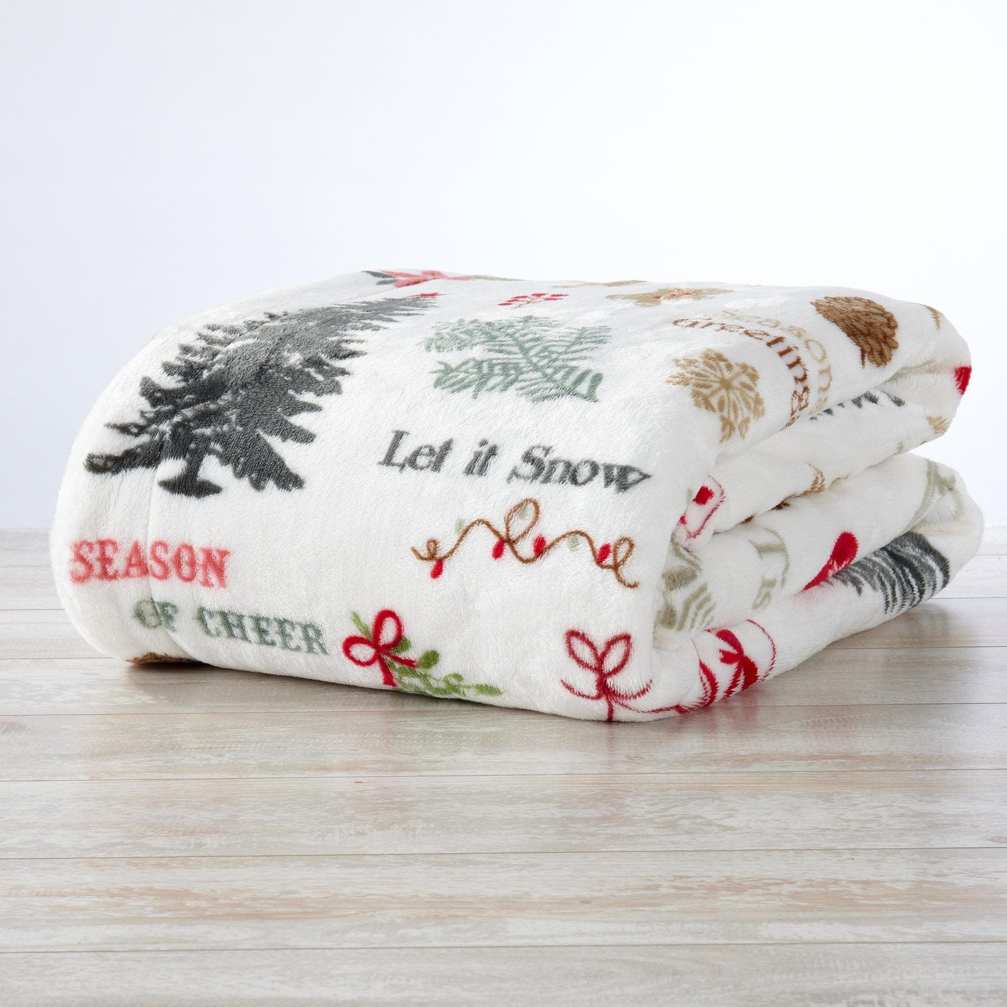 Sherpa Throw Blanket - Eve Collection - Rustic Avenue