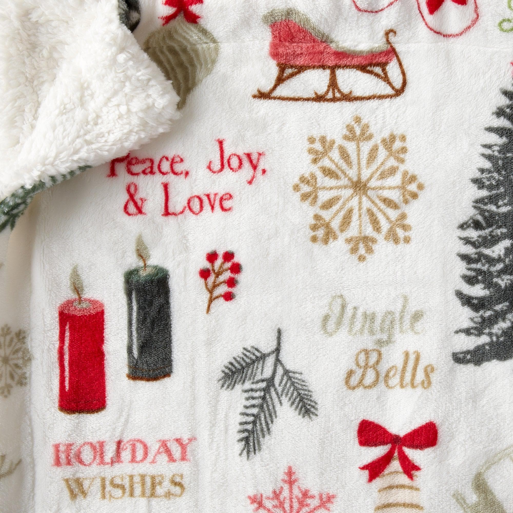 Sherpa Throw Blanket - Eve Collection - Rustic Avenue