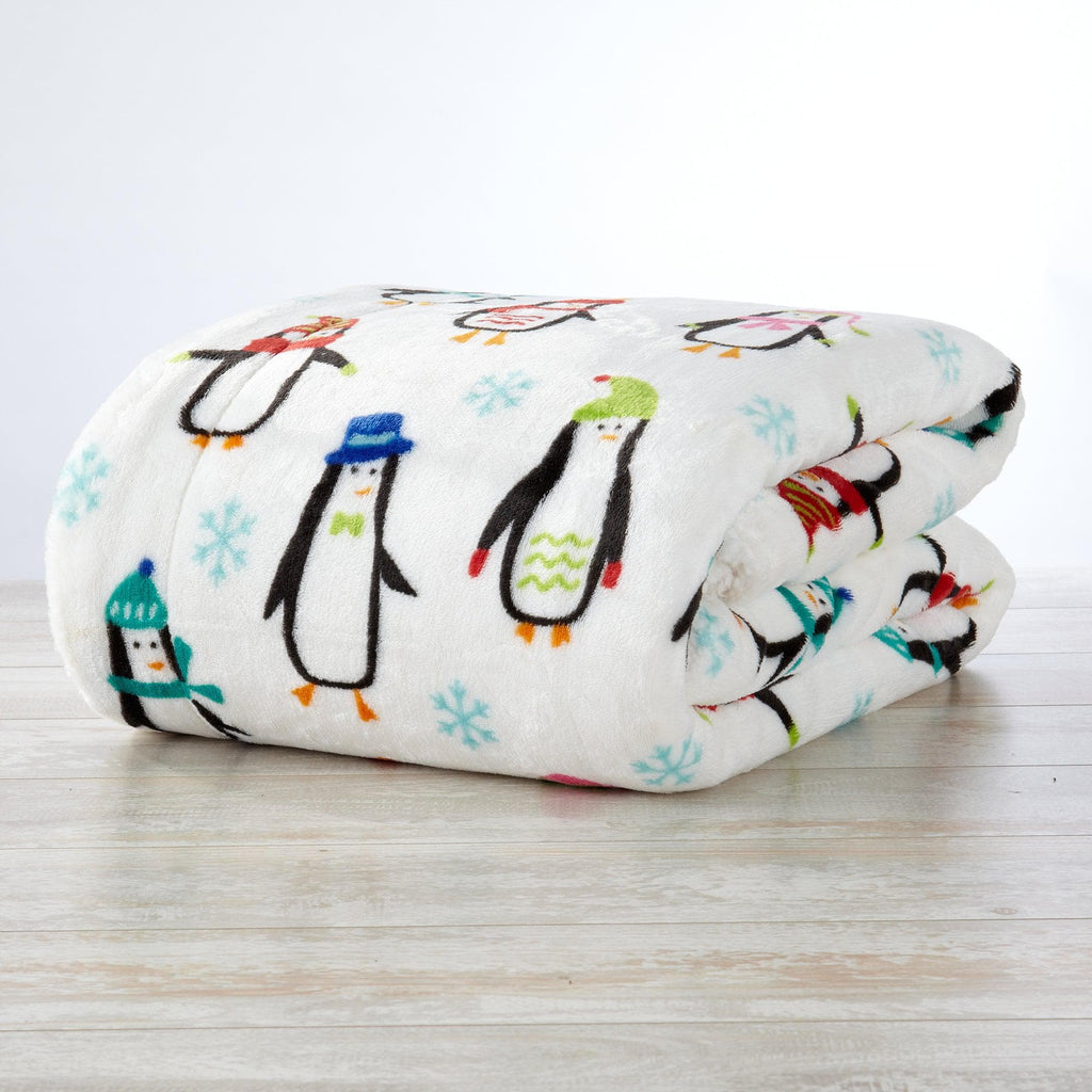 Sherpa Throw Blanket - Eve Collection - Rustic Avenue