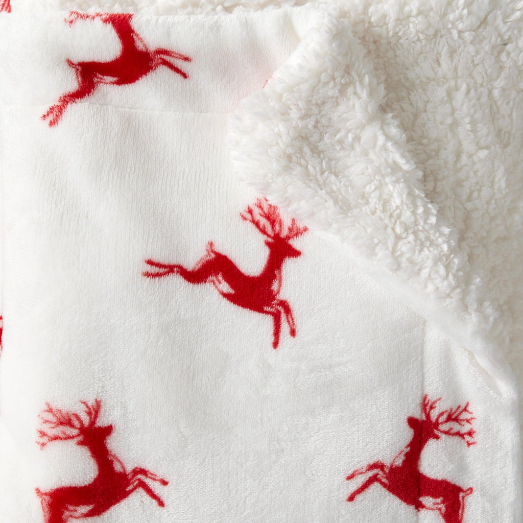 Sherpa Throw Blanket - Eve Collection - Rustic Avenue