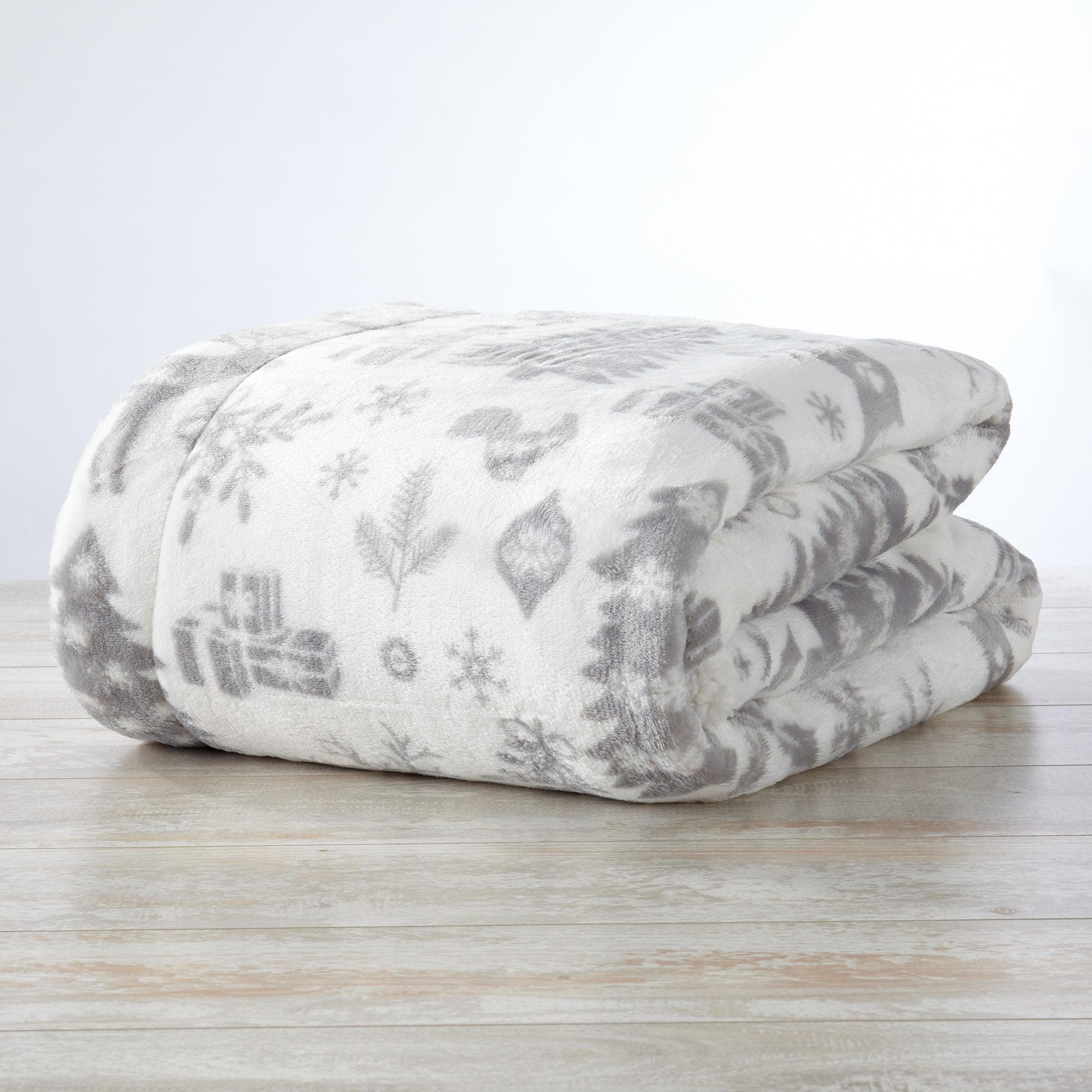 Sherpa Throw Blanket - Eve Collection - Rustic Avenue