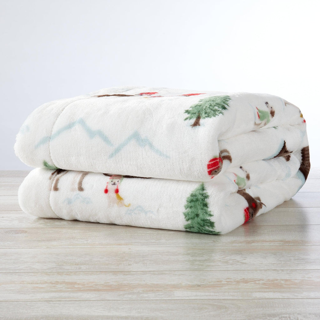 Sherpa Throw Blanket - Eve Collection - Rustic Avenue