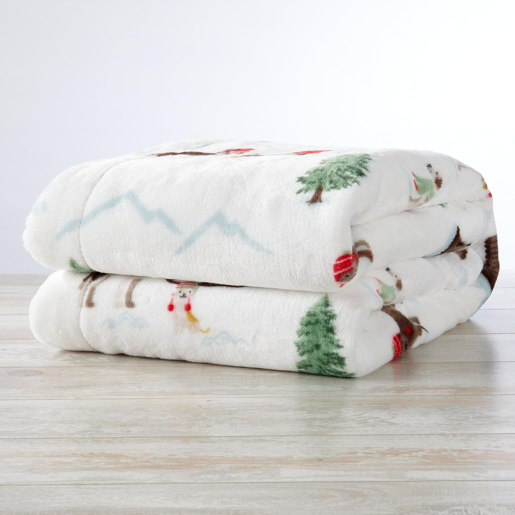 Sherpa Throw Blanket - Eve Collection - Rustic Avenue