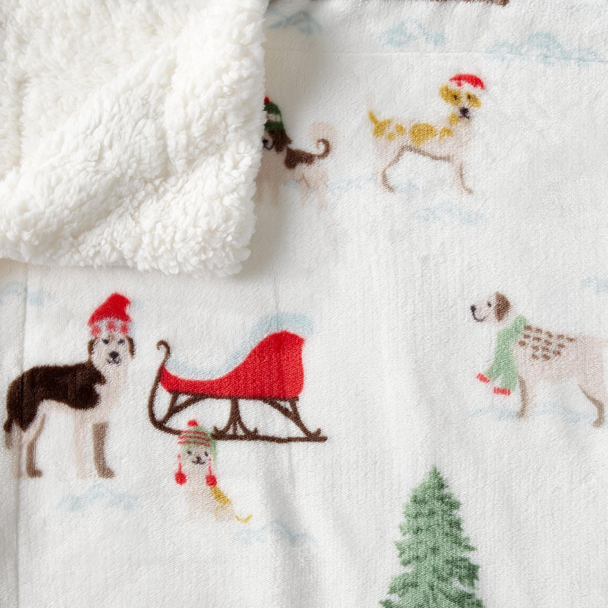 Sherpa Throw Blanket - Eve Collection - Rustic Avenue