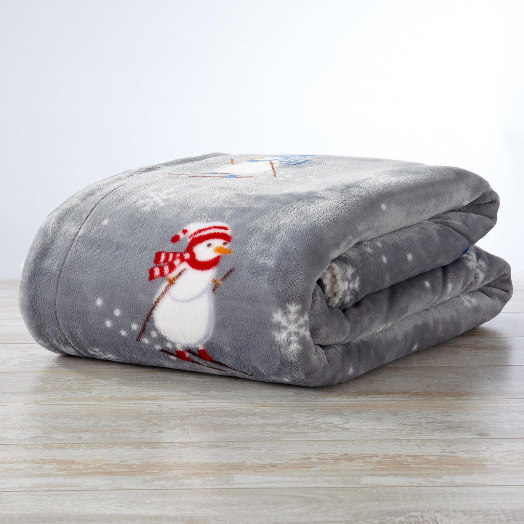 Sherpa Throw Blanket - Eve Collection - Rustic Avenue