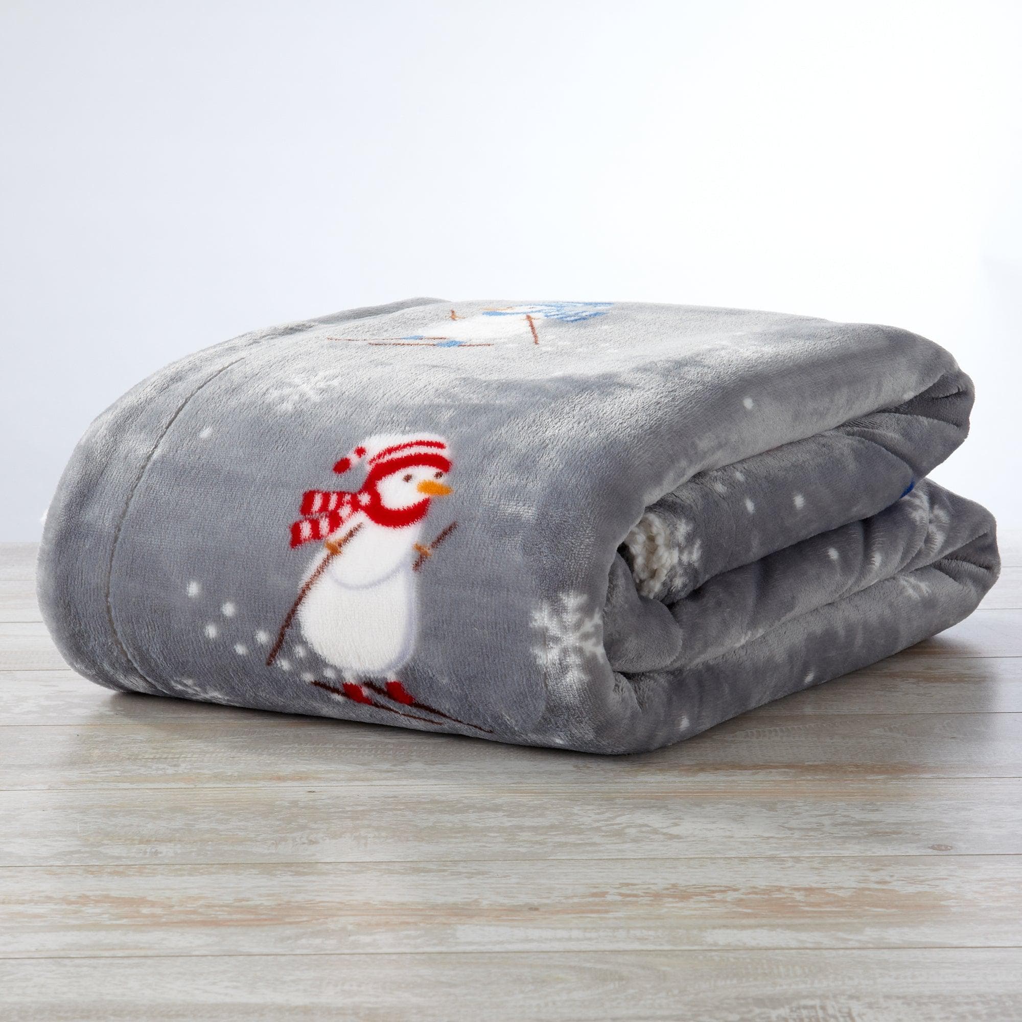 Sherpa Throw Blanket - Eve Collection - Rustic Avenue