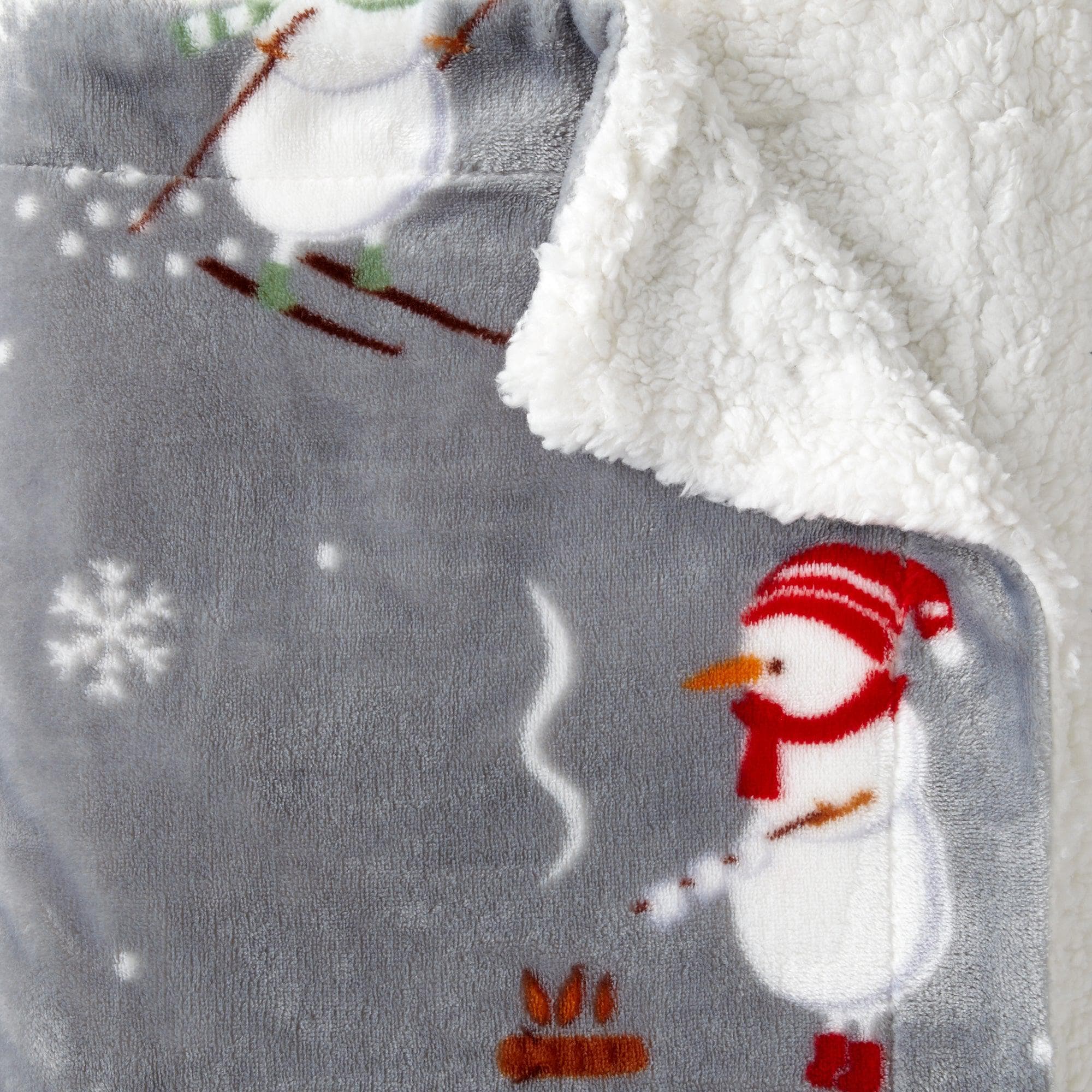 Sherpa Throw Blanket - Eve Collection - Rustic Avenue