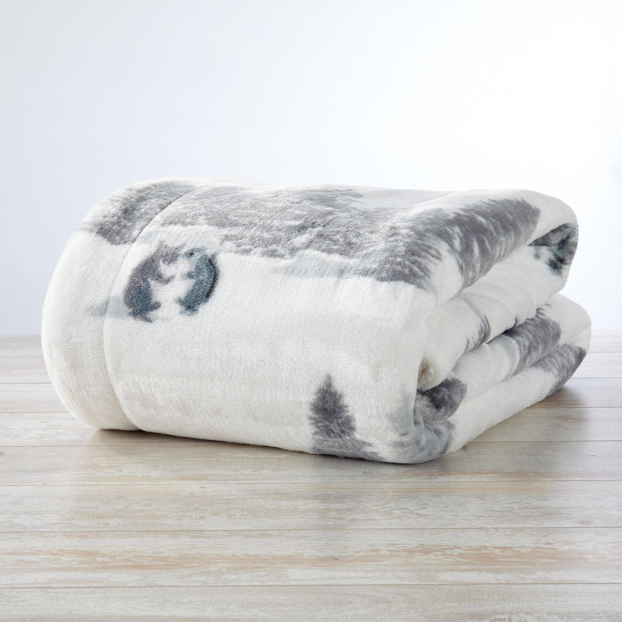 Sherpa Throw Blanket - Hudson Collection - Rustic Avenue